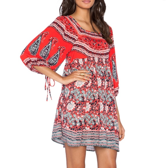 FREE PEOPLE MIDSUMMER DREAM MINI DRESS - Picture 7 of 10